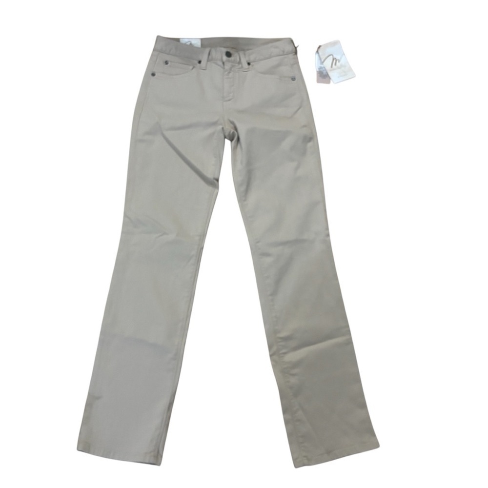 Miraclebody by Miraclesuit Straight Leg Pants Womens Size 4 Pebble Beige New Tag